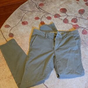 American Eagle Olive Super Stretch Pants